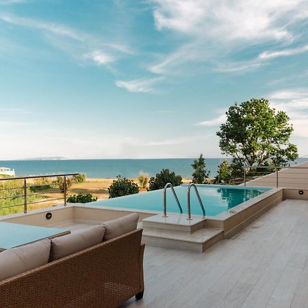 Villa Vasillis-Heated Swimming Pool With Infinity View Vitaládes Extérieur photo